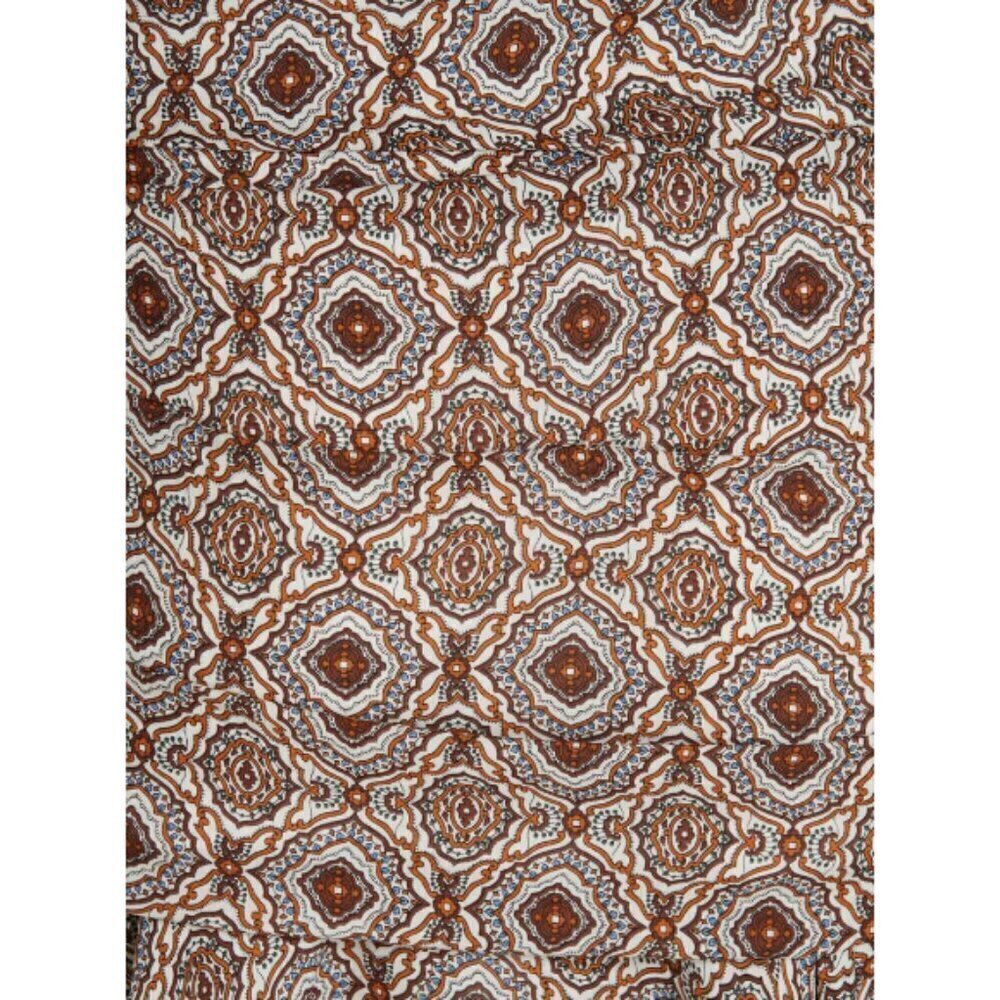 NWT Veronica Beard Printed Mini Dress in Brown and Cream - Picture 5 of 5